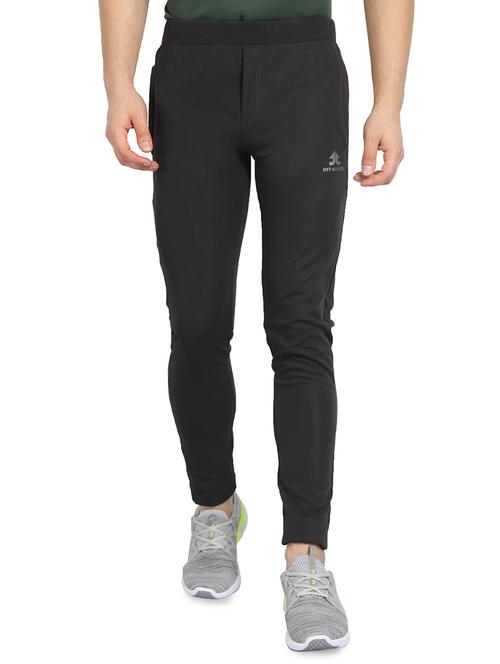 grey polyester full length track pant - 16239508 - Standard Image - 1