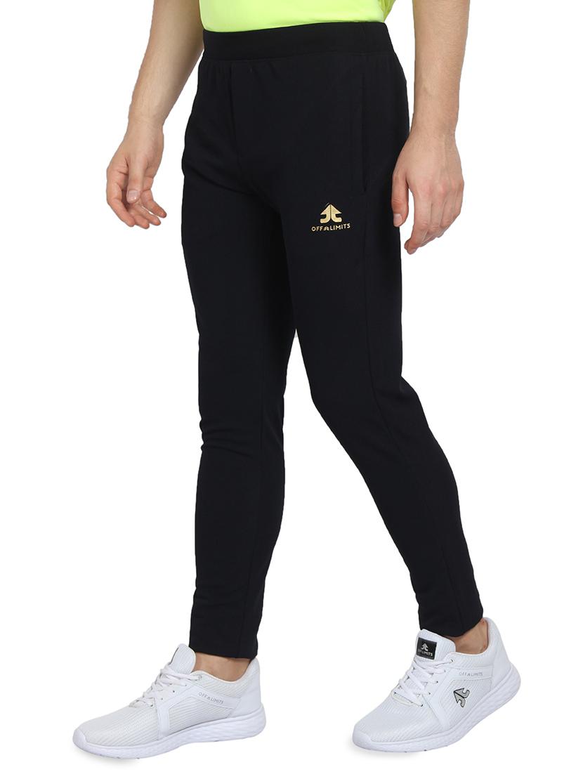 navy blue polyester full length track pant - 16239509 - Zoom Image - 2