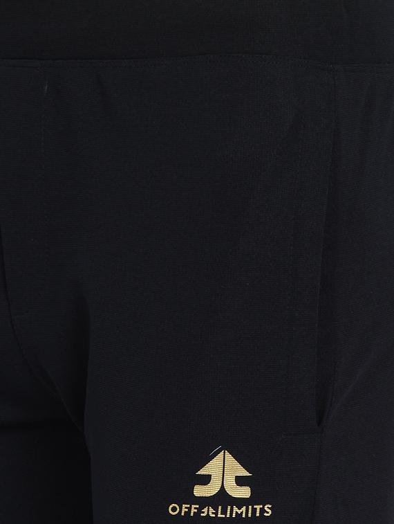 navy blue polyester full length track pant - 16239509 - Zoom Image - 4