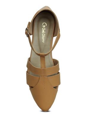 brown closed back sandals - 16239536 - Standard Image - 4