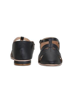 black closed back sandals - 16239537 - Standard Image - 3