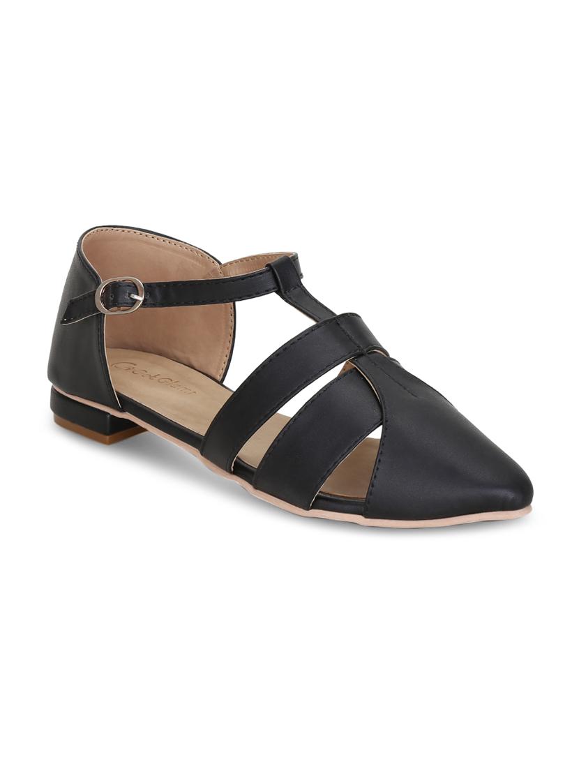 black closed back sandals - 16239537 - Zoom Image - 1