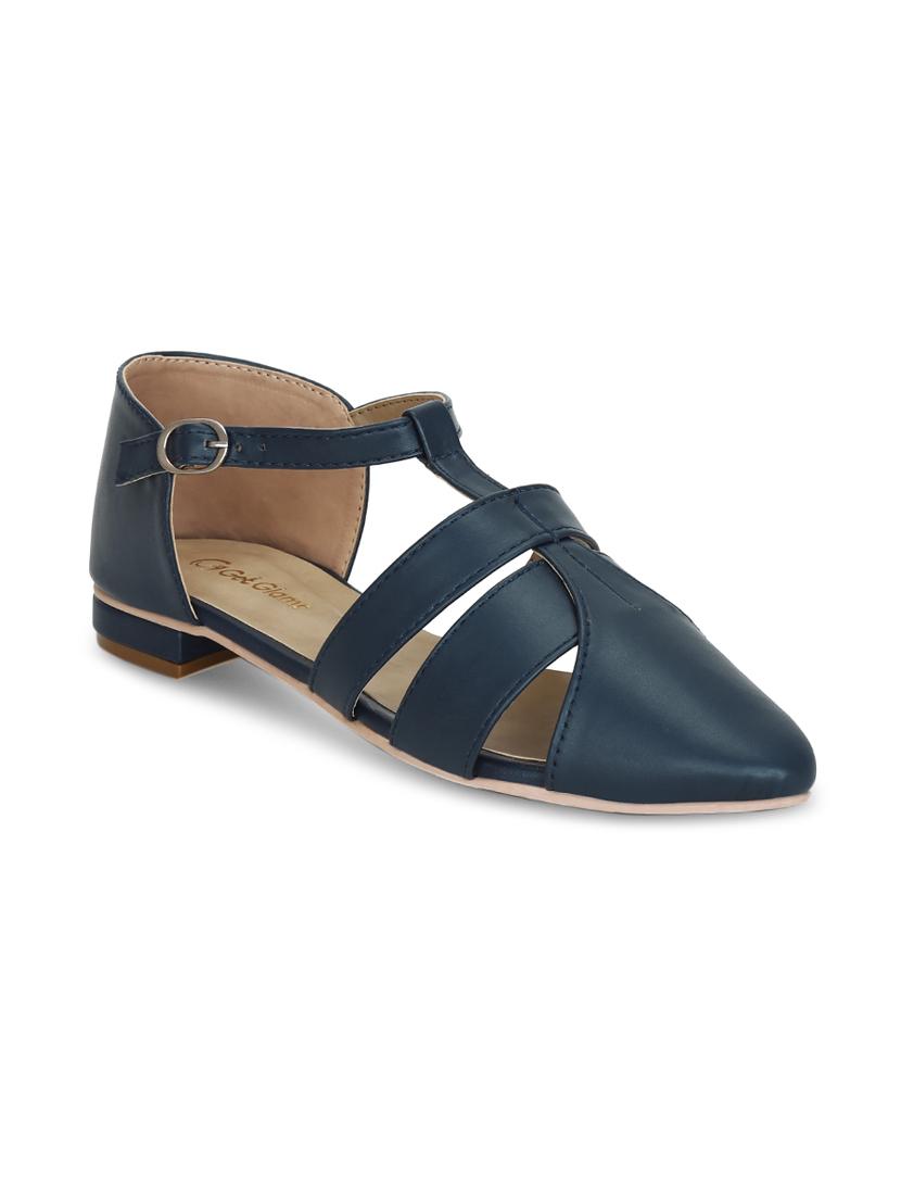 navy closed back sandals - 16239538 - Zoom Image - 1