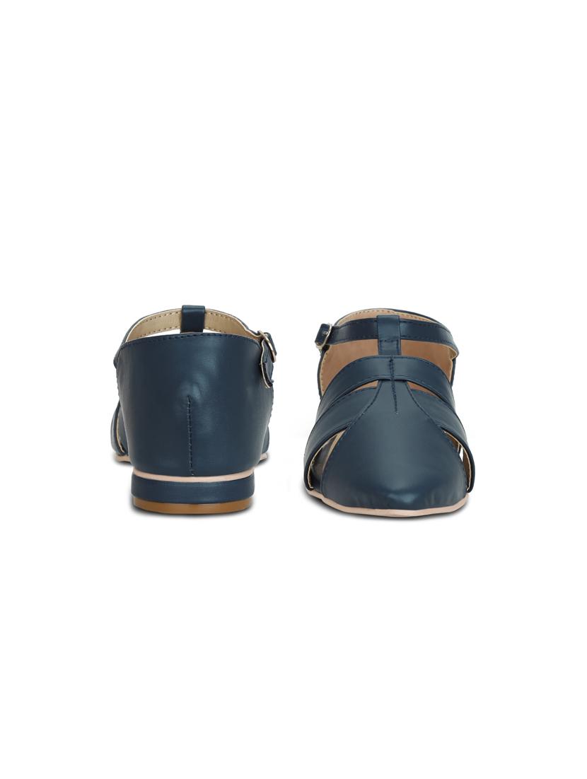 navy closed back sandals - 16239538 - Zoom Image - 3