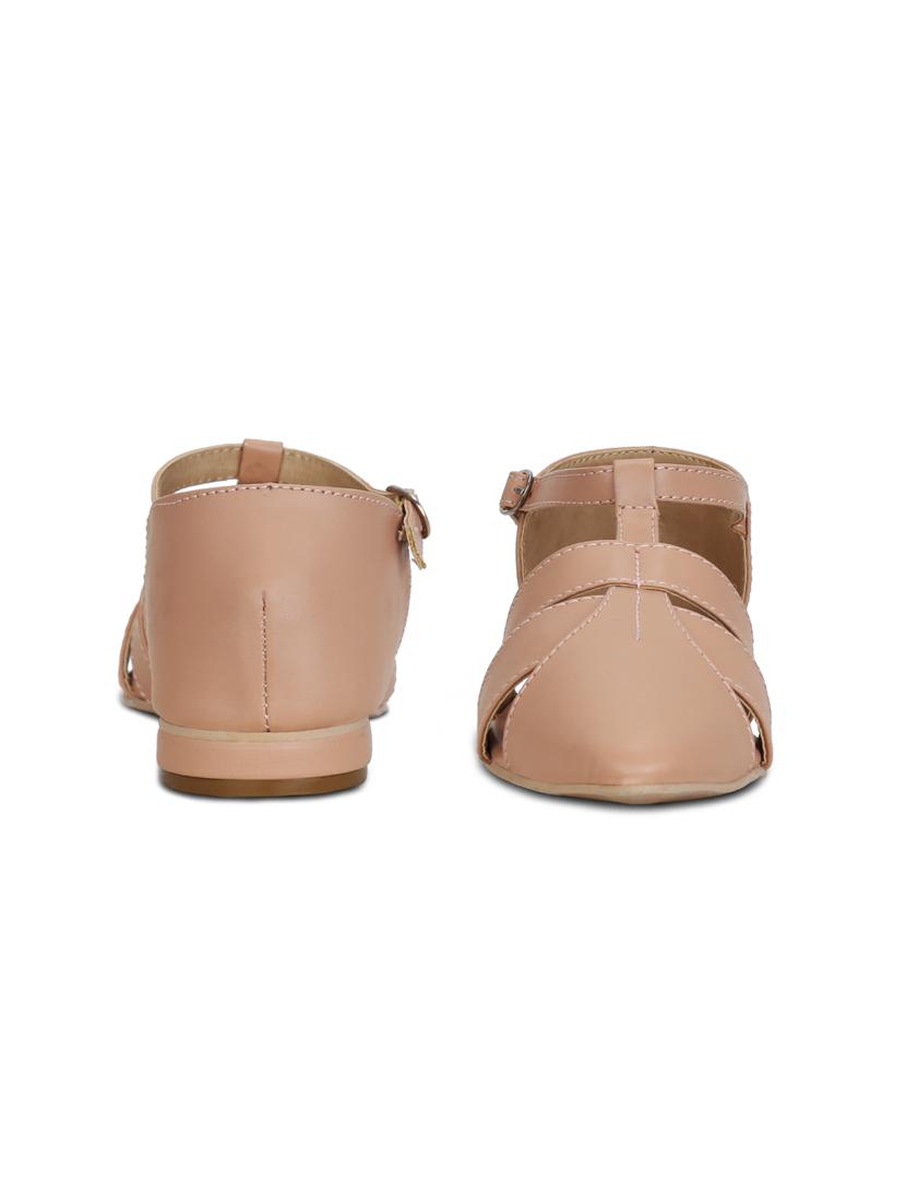 nude closed back sandals - 16239539 - Zoom Image - 3
