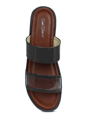 grey flat forms sandals - 16239545 - Standard Image - 4