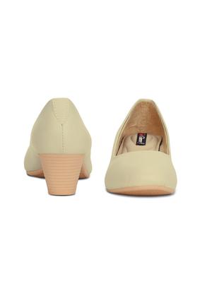 beige slip on pumps - 16239547 - Standard Image - 3
