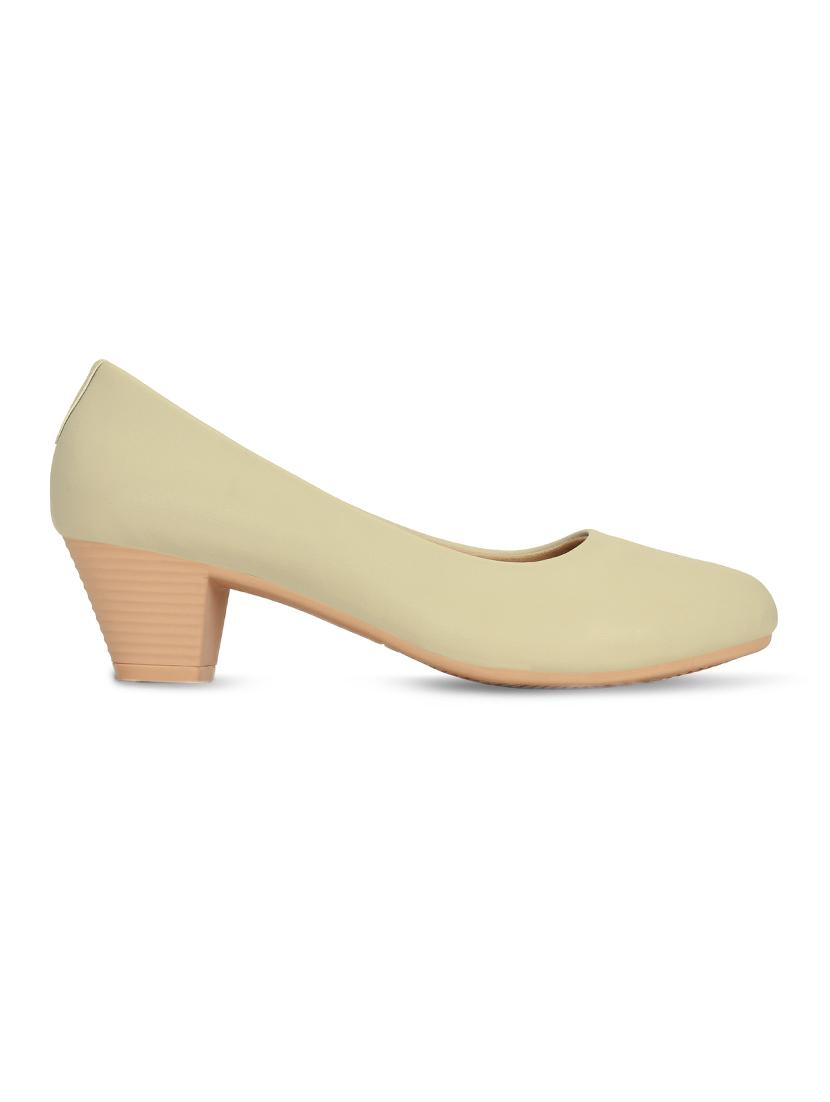 beige slip on pumps - 16239547 - Zoom Image - 2