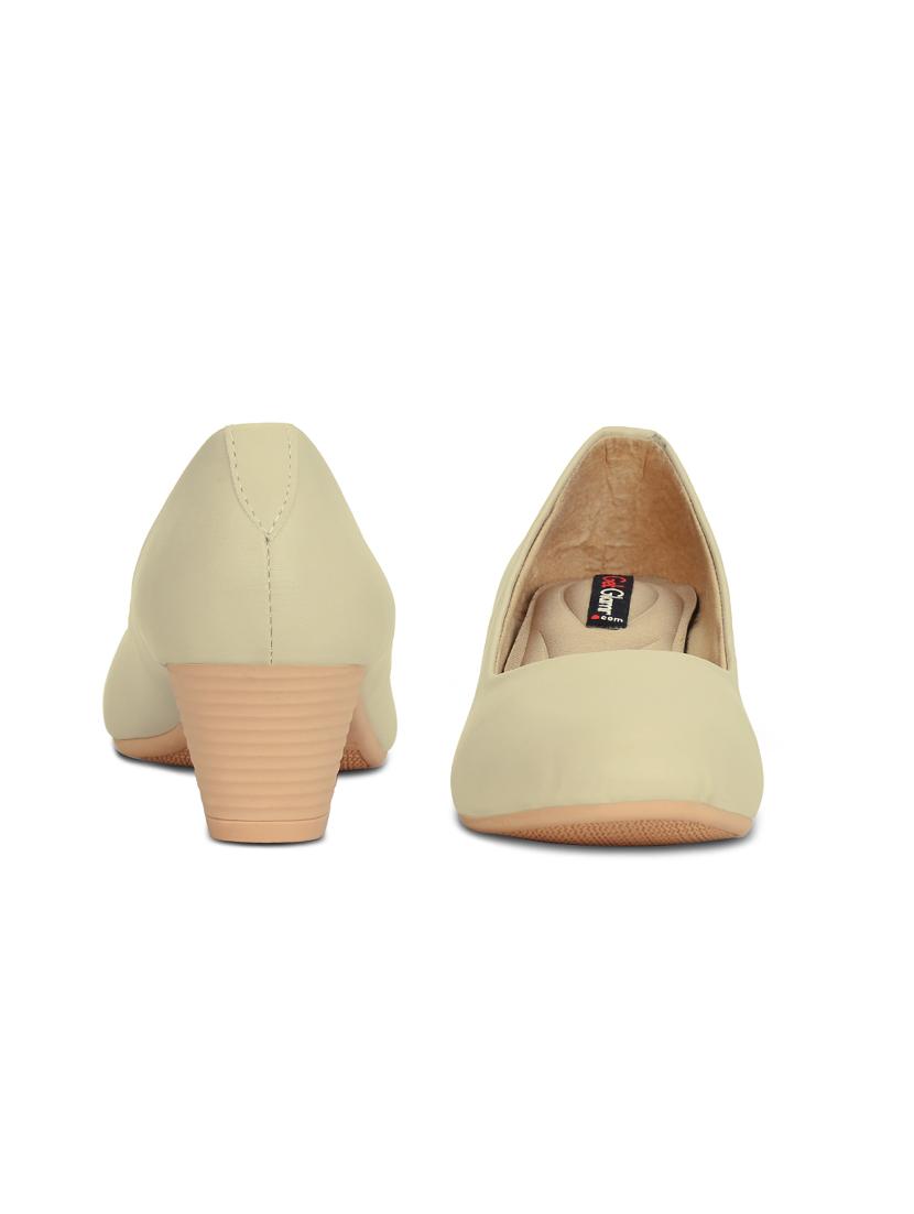 beige slip on pumps - 16239547 - Zoom Image - 3