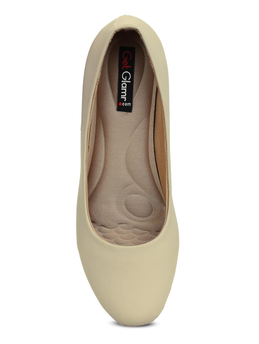 beige slip on pumps - 16239547 - Zoom Image - 4