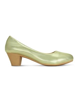 gold slip on pumps - 16239548 - Standard Image - 2