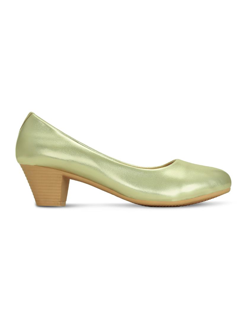 gold slip on pumps - 16239548 - Zoom Image - 2