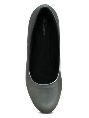 grey slip on pumps - 16239549 - Standard Image - 4
