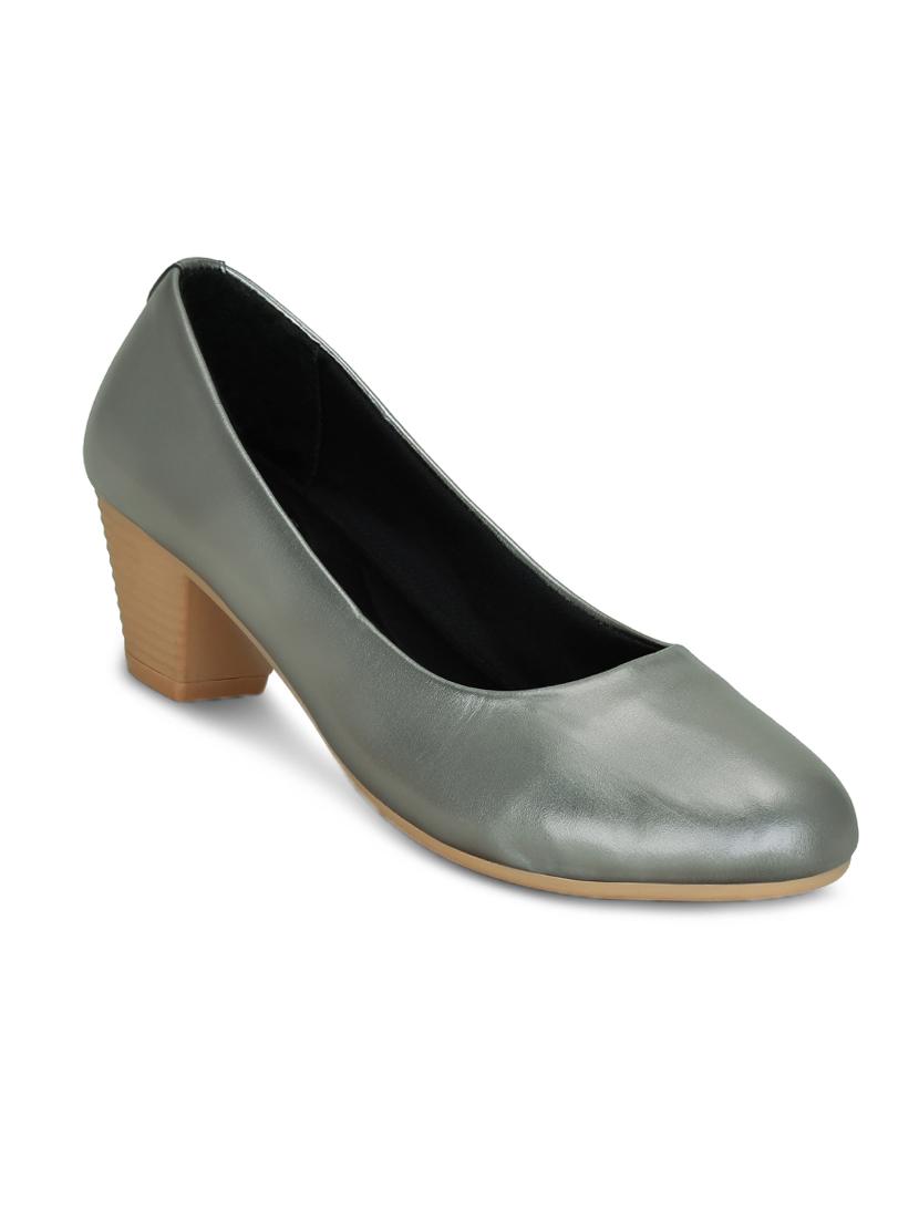 grey slip on pumps - 16239549 - Zoom Image - 1