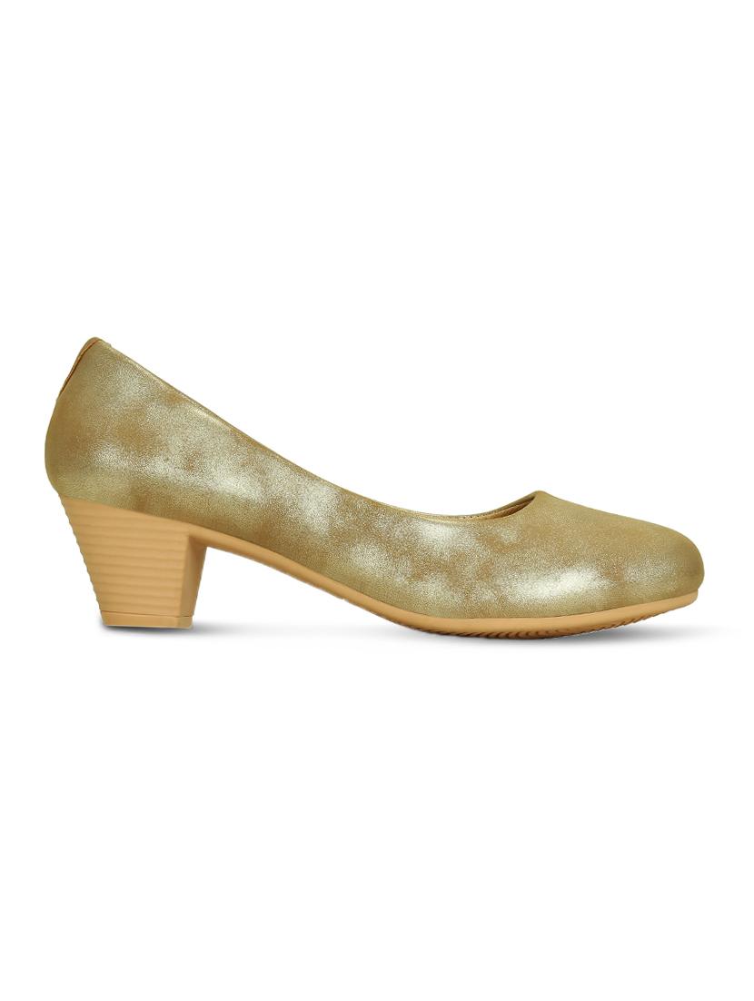 gold slip on pumps - 16239553 - Zoom Image - 2