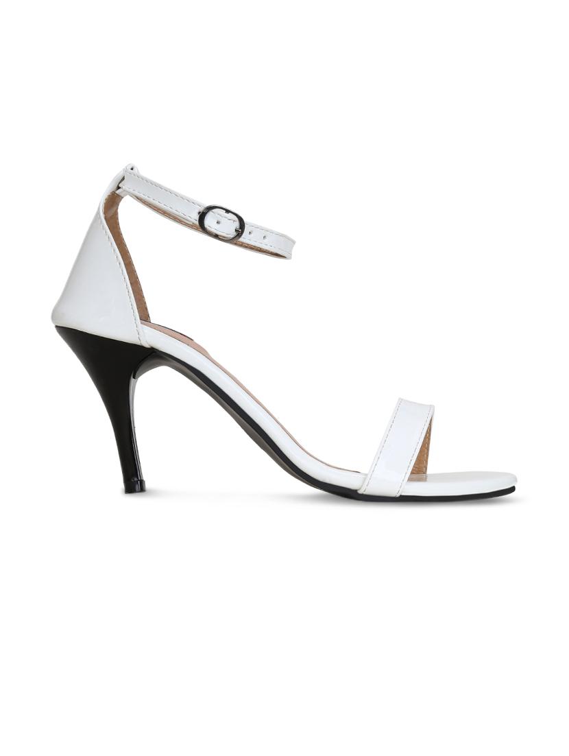 white ankle strap sandals - 16239560 - Zoom Image - 2