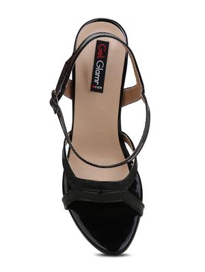 black ankle strap sandals - 16239562 - Standard Image - 4