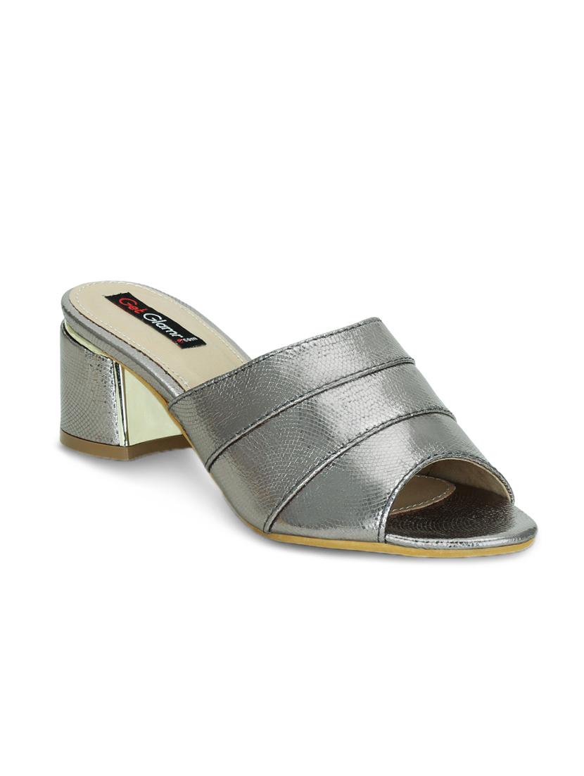 grey slip on sandals - 16239568 - Zoom Image - 1