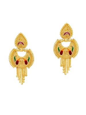 multi colored metal necklaces and earring - 16239666 - Standard Image - 3