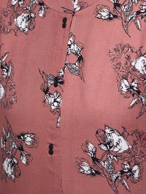 floral printed straight kurta - 16239840 - Standard Image - 5
