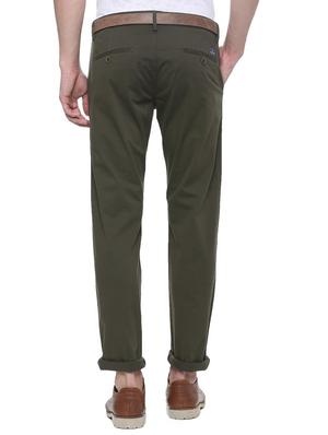 green solid chinos - 16239955 - Standard Image - 2