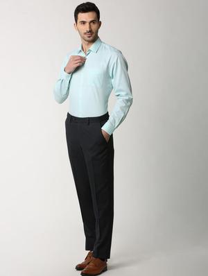 blue cotton formal shirt - 16240301 - Standard Image - 4