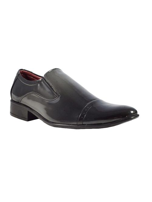 black patent leather slipons - 16240811 - Standard Image - 1