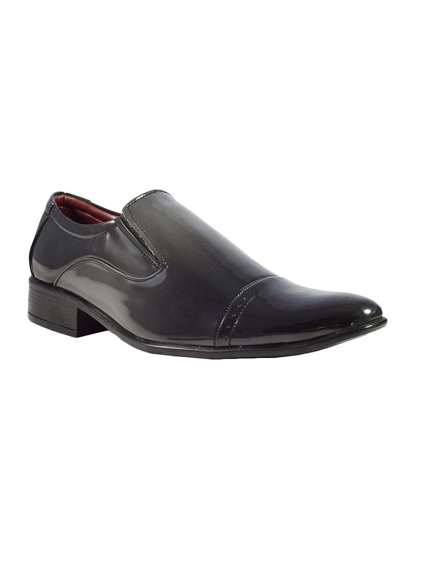 black patent leather slipons - 16240811 - Zoom Image - 1