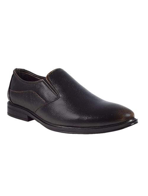black leather slipons - 16240813 - Standard Image - 1