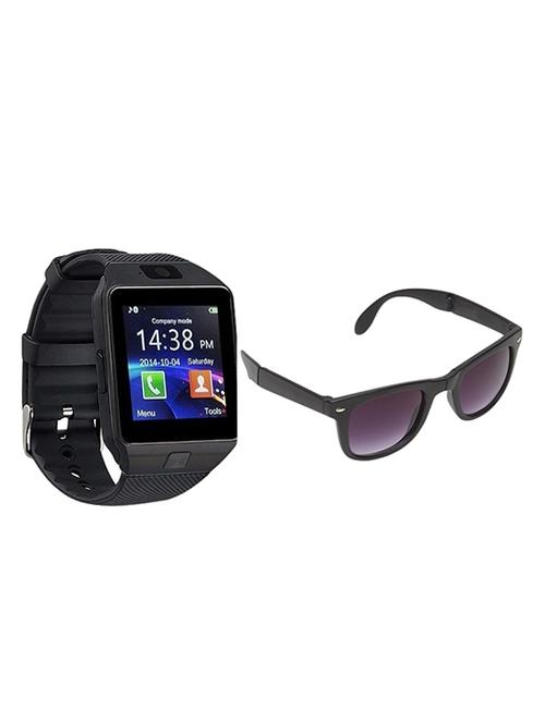 zoom star dz09 smartwatch with uv protection fold able sunglasses - 16241334 - Standard Image - 1