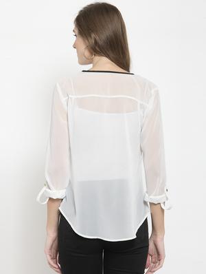 pocket patch contrast piped top - 16241734 - Standard Image - 3