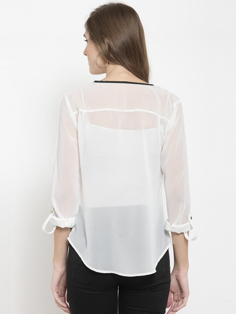 pocket patch contrast piped top - 16241734 - Zoom Image - 3