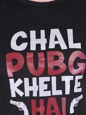 black typographic pubg tshirt - 16241974 - Standard Image - 5