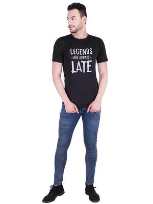 black typographic chest print tshirt - 16241976 - Standard Image - 4