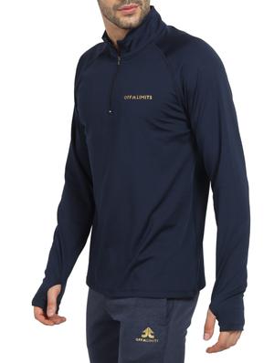 navy blue polyester blend sweatshirt - 16242013 - Standard Image - 2
