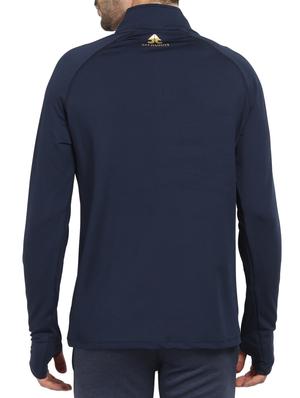 navy blue polyester blend sweatshirt - 16242013 - Standard Image - 3