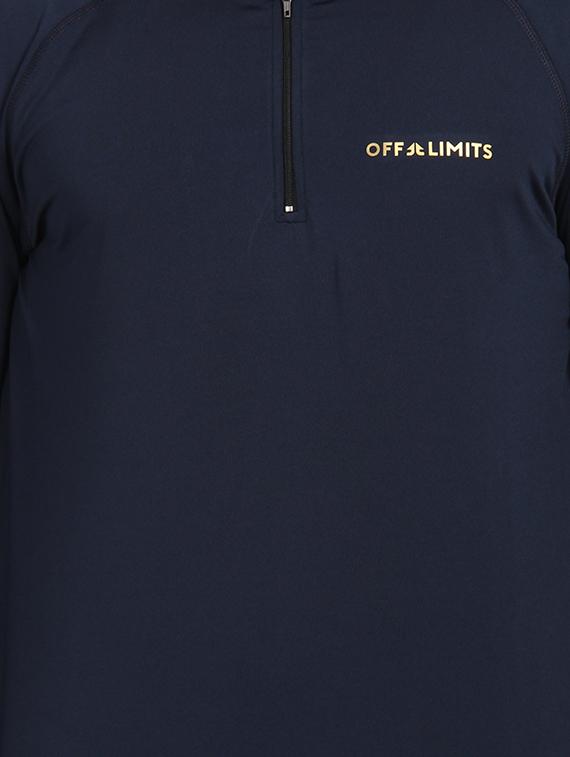 navy blue polyester blend sweatshirt - 16242013 - Zoom Image - 4