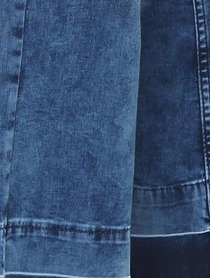 stone washed wide leg jeans - 16242123 - Standard Image - 4
