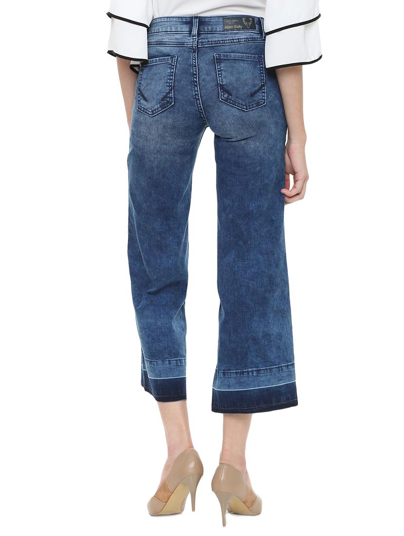 stone washed wide leg jeans - 16242123 - Zoom Image - 2