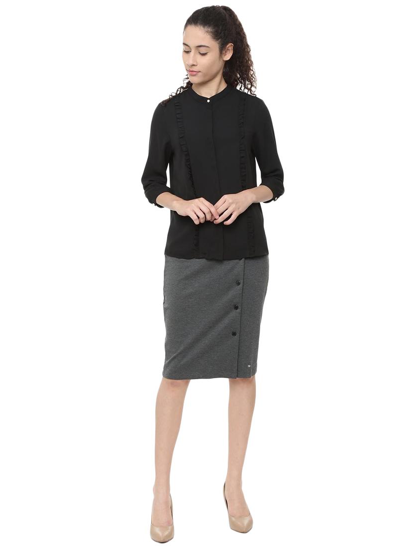 button up pencil skirt - 16242169 - Zoom Image - 3