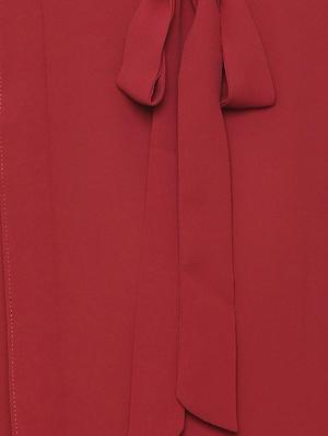 tie front pleated top - 16242246 - Standard Image - 4