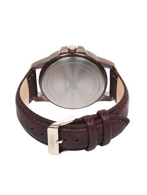 brown leather strap watch - 16242501 - Standard Image - 3