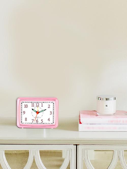 plastic 5" x 3.5" designer alarm clock - 16244055 - Standard Image - 1