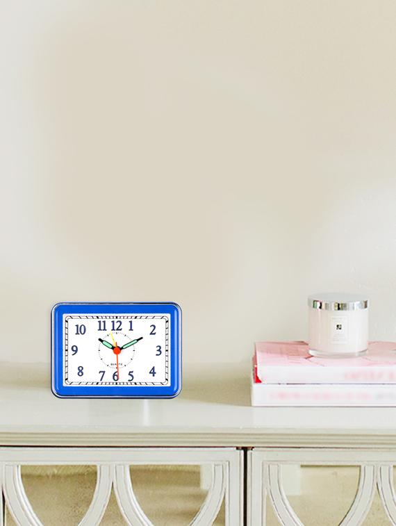 plastic 5" x 3.5" designer alarm clock - 16244066 - Zoom Image - 1