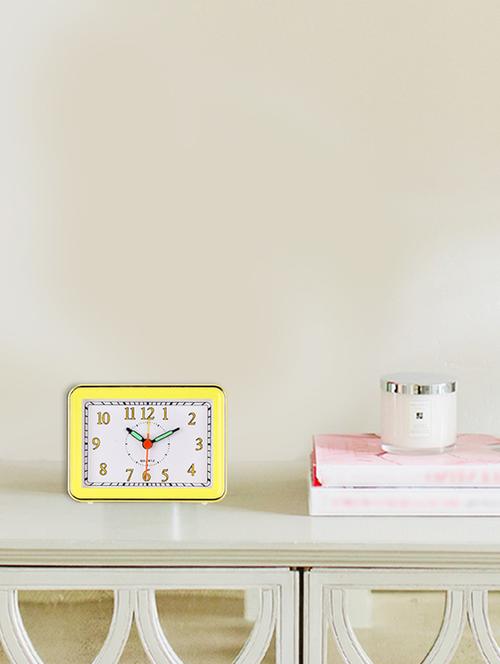 plastic 5" x 3.5" designer alarm clock - 16244071 - Standard Image - 1