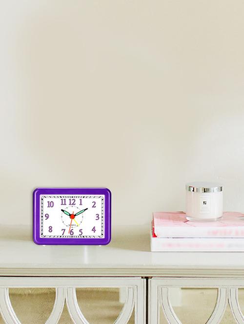 plastic 5" x 3.5" designer alarm clock - 16244074 - Standard Image - 1