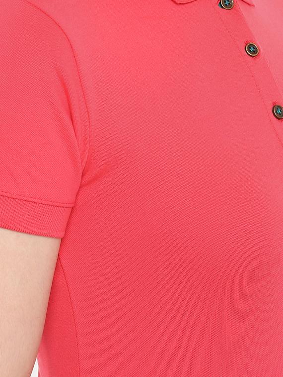 solid polo neck tee - 16244614 - Zoom Image - 5