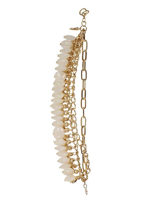white glass beaded bracelet - 16244960 - Standard Image - 1