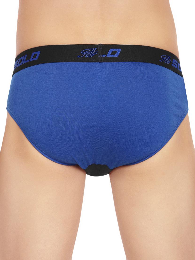 royal blue color block hipster brief - 16245163 - Zoom Image - 2