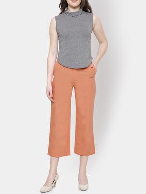 high rise cropped pants - 16245182 - Standard Image - 4